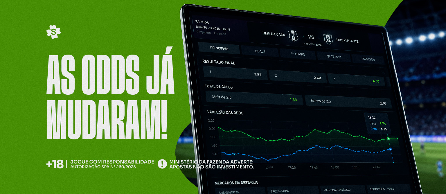As odds já mudaram!